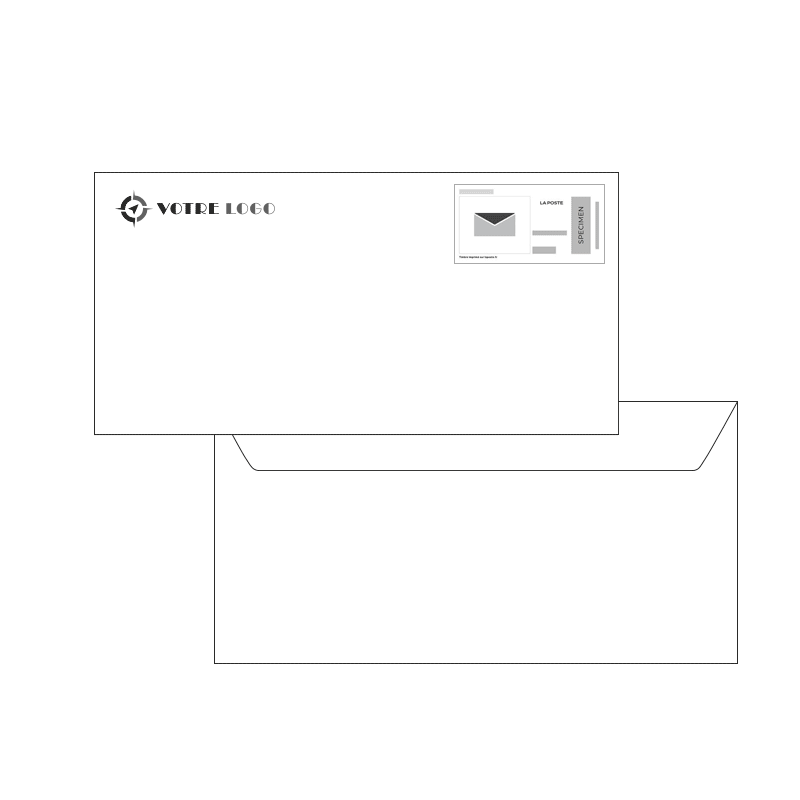 Enveloppe vide de créances créée avec un timbre SA daté de 23.3.38