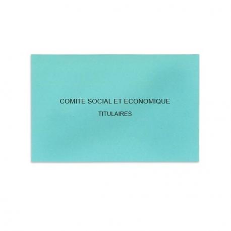 Enveloppe de vote - Bleue